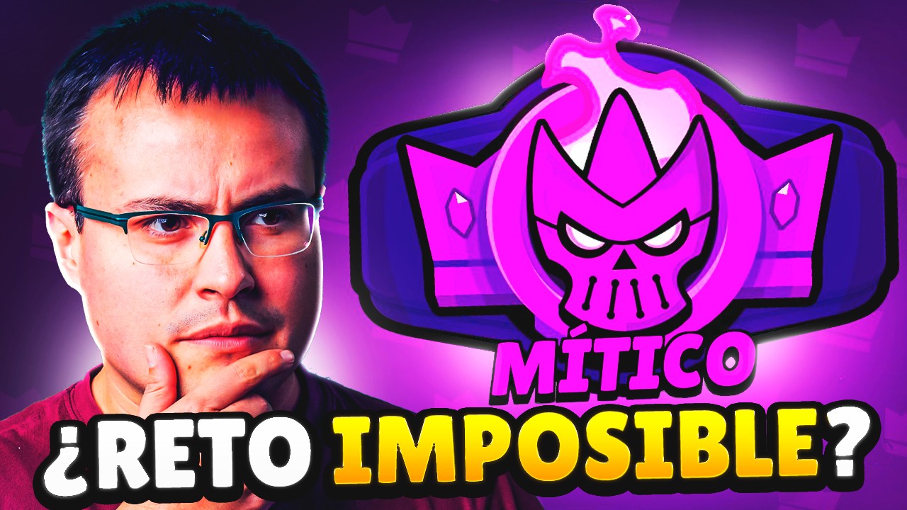 RETO de SUBIR a MITICO en un Solo V&iacute;deo 💪 Brawl Stars
