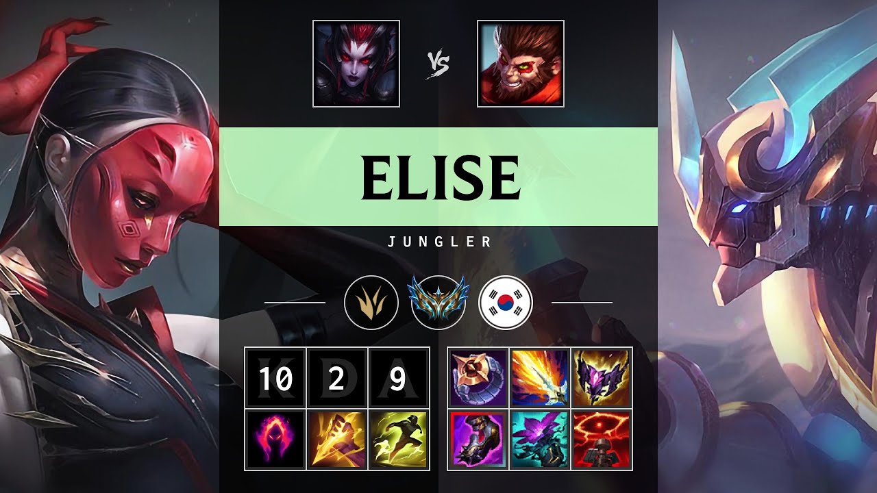 Elise Jungle vs Wukong - KR Challenger Patch 25.17