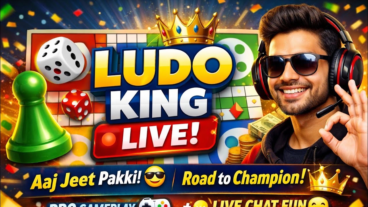 LUDO KING LIVE 🔴 | Aaj Jeet Pakki 😎 | Pro Gameplay + Live Chat Fun | Road to Champion 👑