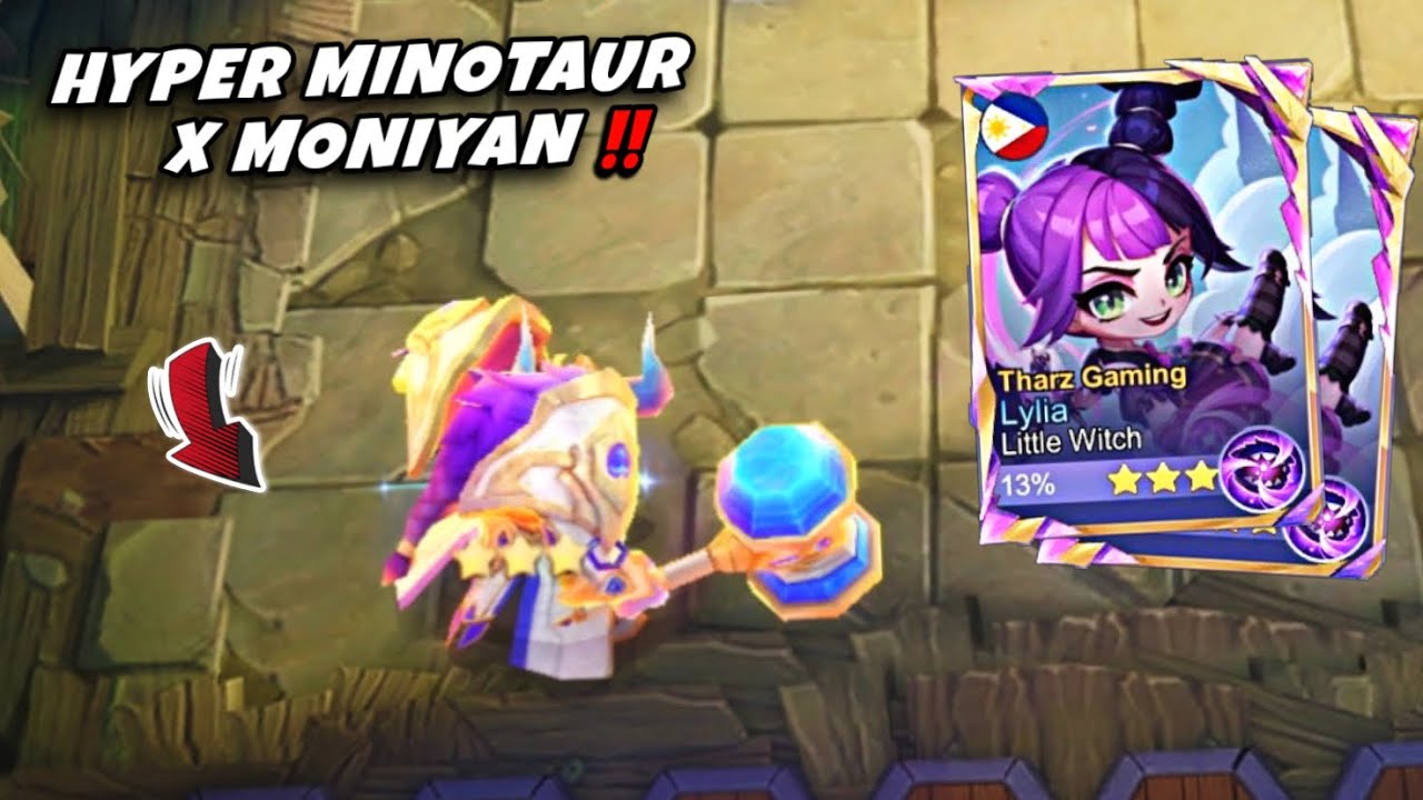 AGGRESSIVE MINOTAUR 3STAR WITH MONIYAN SYNERGY | MAGIC CHESS GO GO