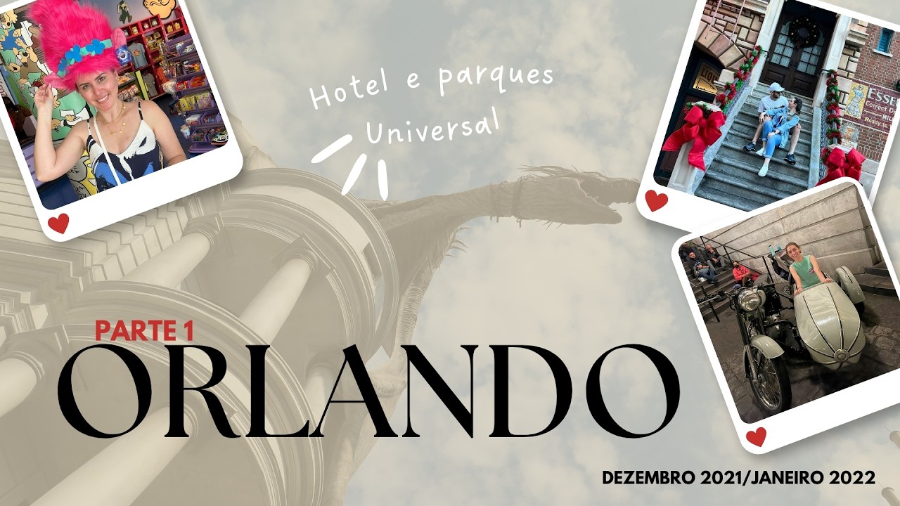 Orlando - Hotel e parques Universal Studios no Natal (vlog 1)
