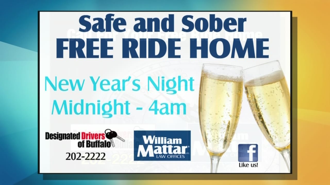 Stay safe and drive sober on New Year's Eve