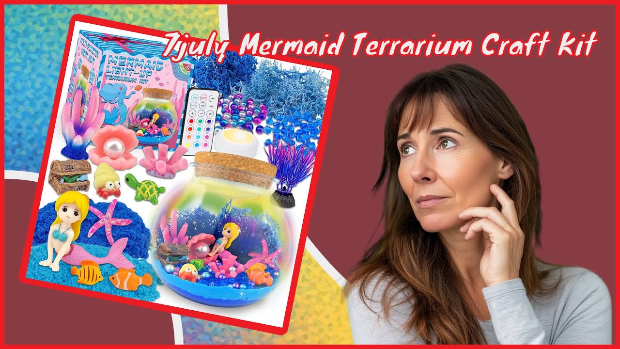 7july Mermaid Terrarium Craft Kit review