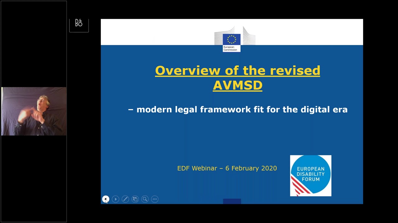 Webinar: Towards Ambitious Transposition of Audiovisual Media Services Directive