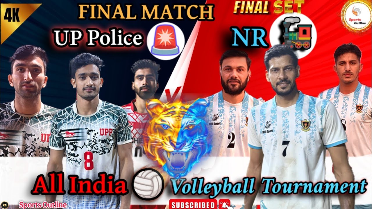 Final Match 🔥 Northern Railways 🚂 🆚 Up Police 🚨 Set 5️⃣ International Players 🇮🇳 @sportsoutline