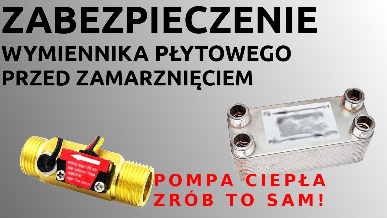 Pompa ciepła zrób to sam! Zabezpieczenie wymiennika przed zamarznięciem! DIY