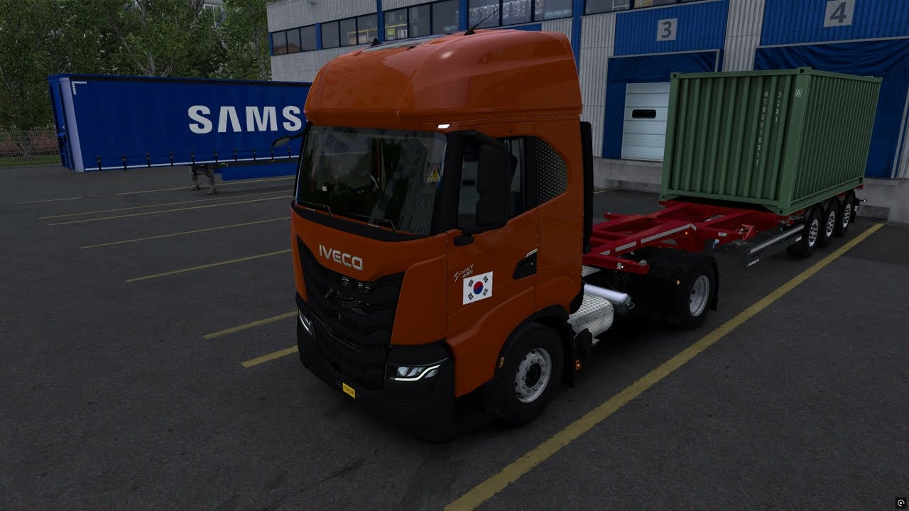 [Asia week] Seoul (South Korea) to Sinuiju (North Korea) | Euro Truck Simulator 2 gameplay | 4K60fps