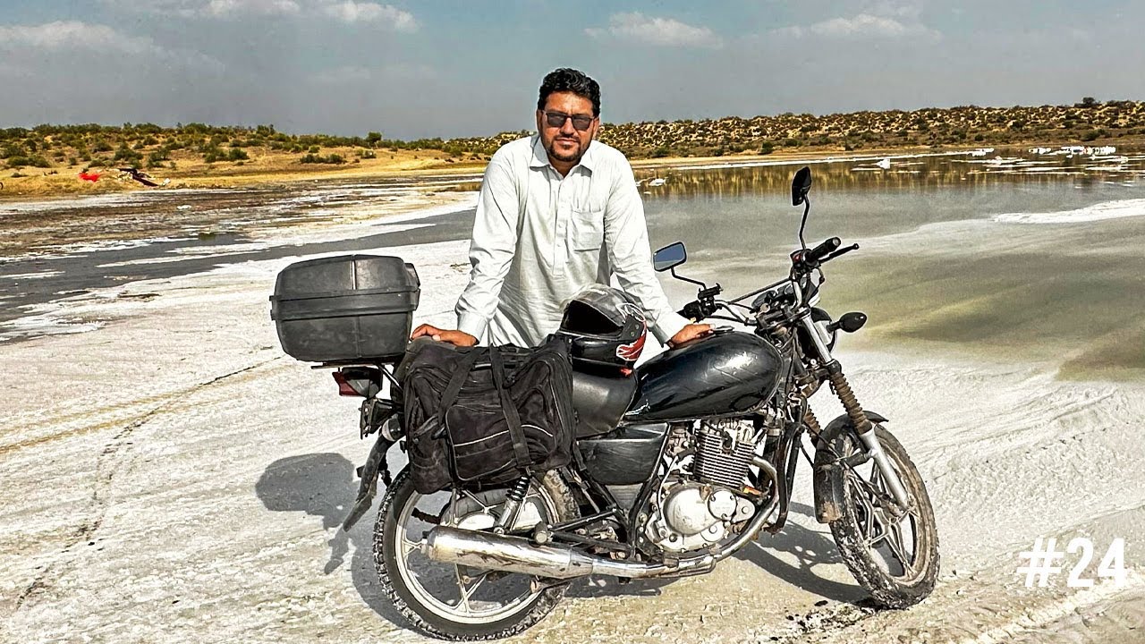 Achro Thar Desert | Salt Lake | Sindh Solo Bike Tour | Story 24 | YK VLOG