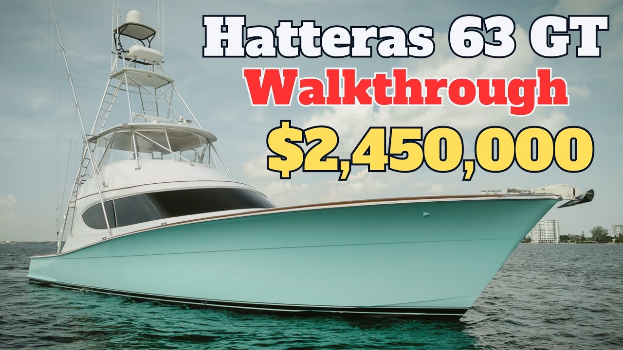 Обзор спортивно-рыболовной лодки Hatteras 63 GT Convertible — Hatteras Yachts