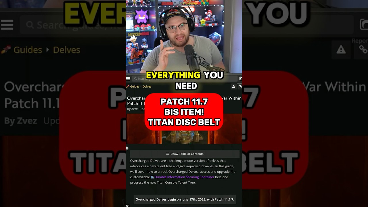 BIS ITEM - TITANIC DISC BELT - ALL INFOS YOU NEED TO KNOW! | TWW - S2 #worldofwarcraft