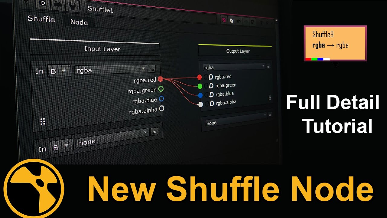 Nuke Tutorial || New Shuffle Node || Explain in Detail || Nuke 12.1