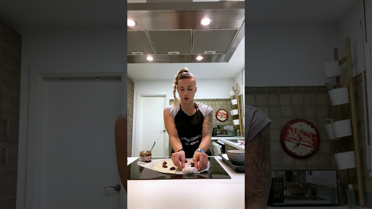 Croisants saludables de crema de cacao y avellana