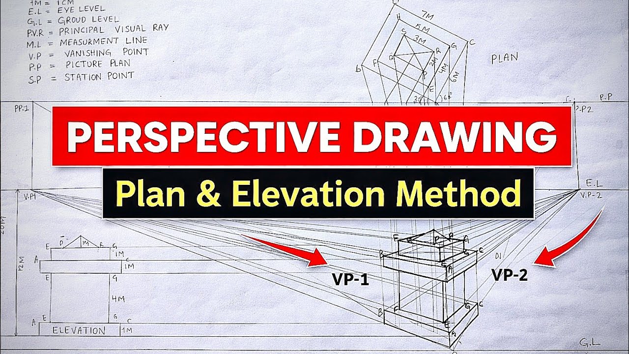  (Perspective Drawing)Drawing higher grade Paper -8