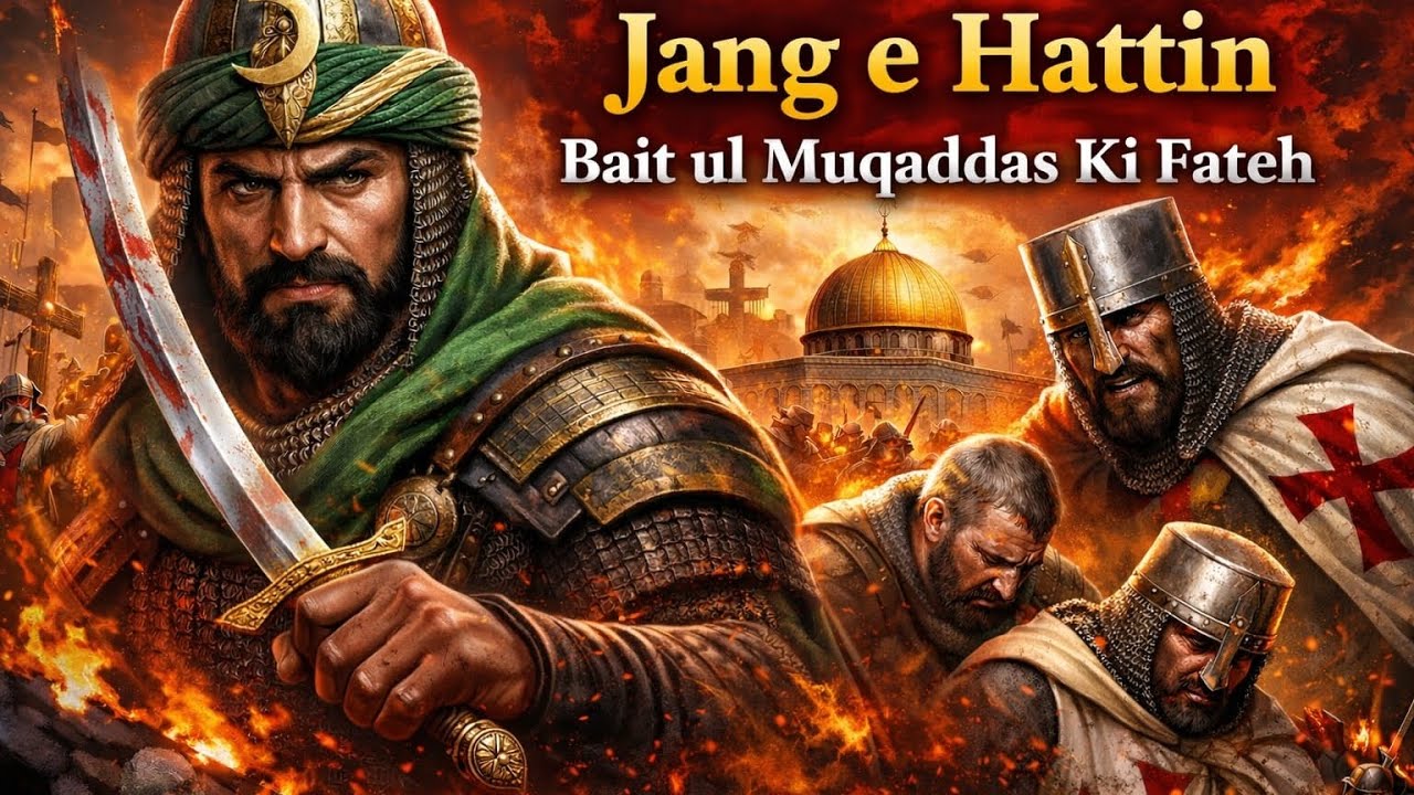 Battle of Hattin: Salahuddin Ayyubi Ka Sabase Bara Kaarnama | Jerusalem Ki Fateh | Islamic Battles