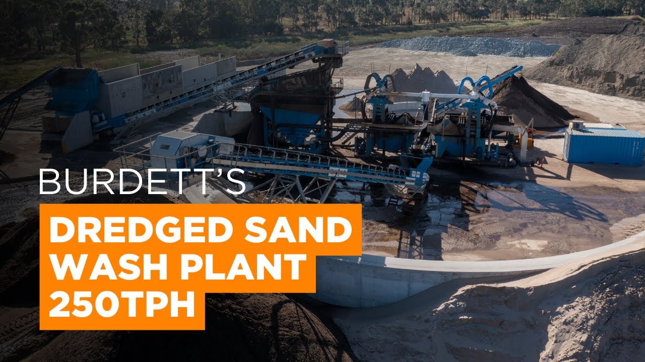 250tph Dredge & Dry-Fed Sand Wash Plant in Australia - CDE and Burdetts