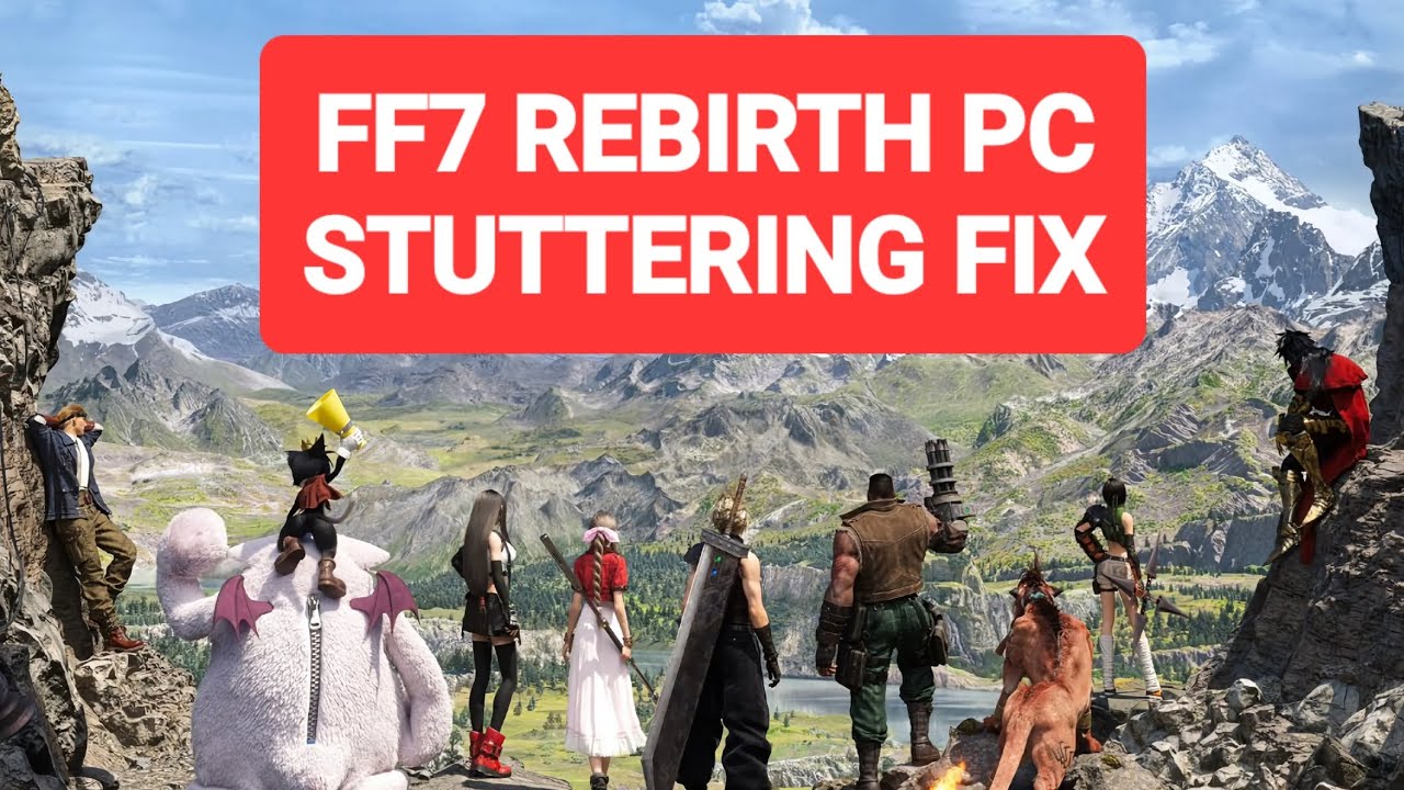 FINAL FANTASY VII REBIRTH PC STUTTERING FIX (NO MODS) #finalfantasyvii #ff7rebirth #pc #gaming #fix