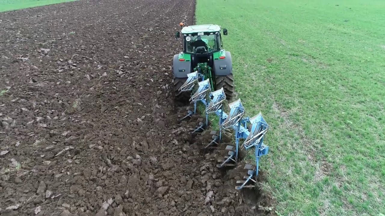 🇧🇬XL PLOUGHING in Bulgaria - John Deere 6190R + Lemken 5 furrow.