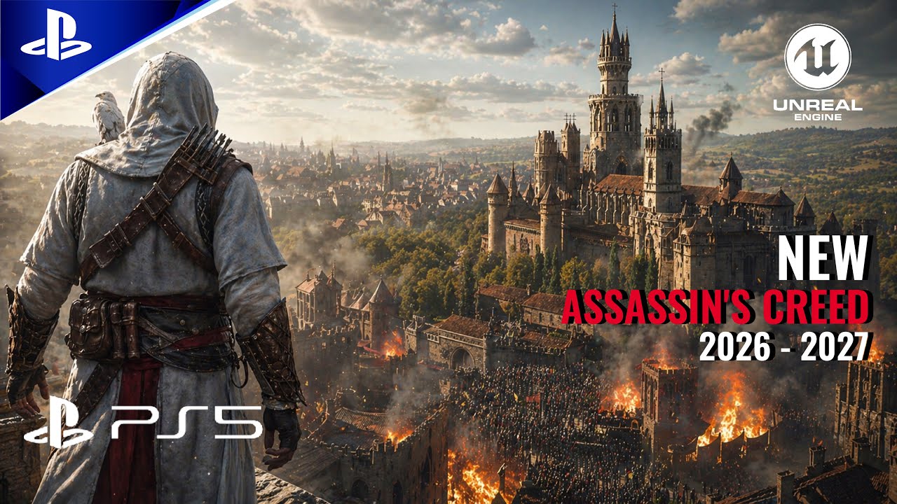 Все грядущие игры серии Assassin's Creed в 2026 и 2027 годах, такие как Assassin's Creed 1 Remake...