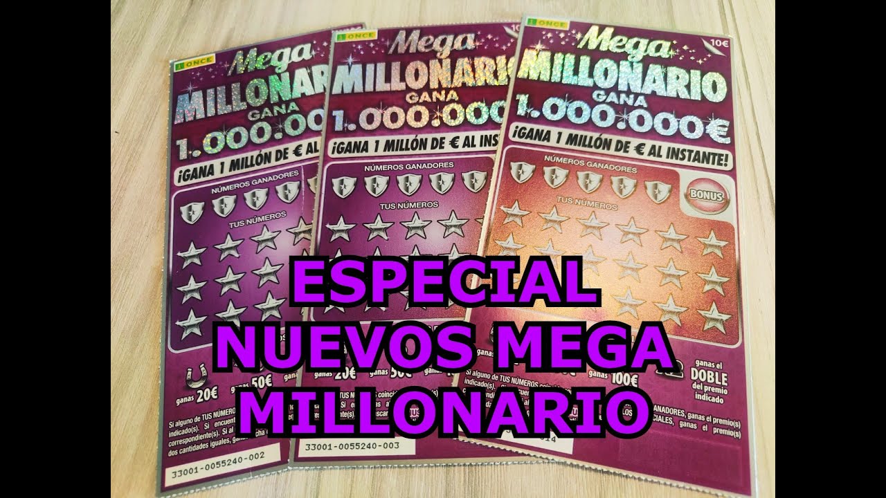 NUEVA EDICIÓN RASCAS MEGAMILLONARIO invierto 30 euros en rascas Mega Millonario