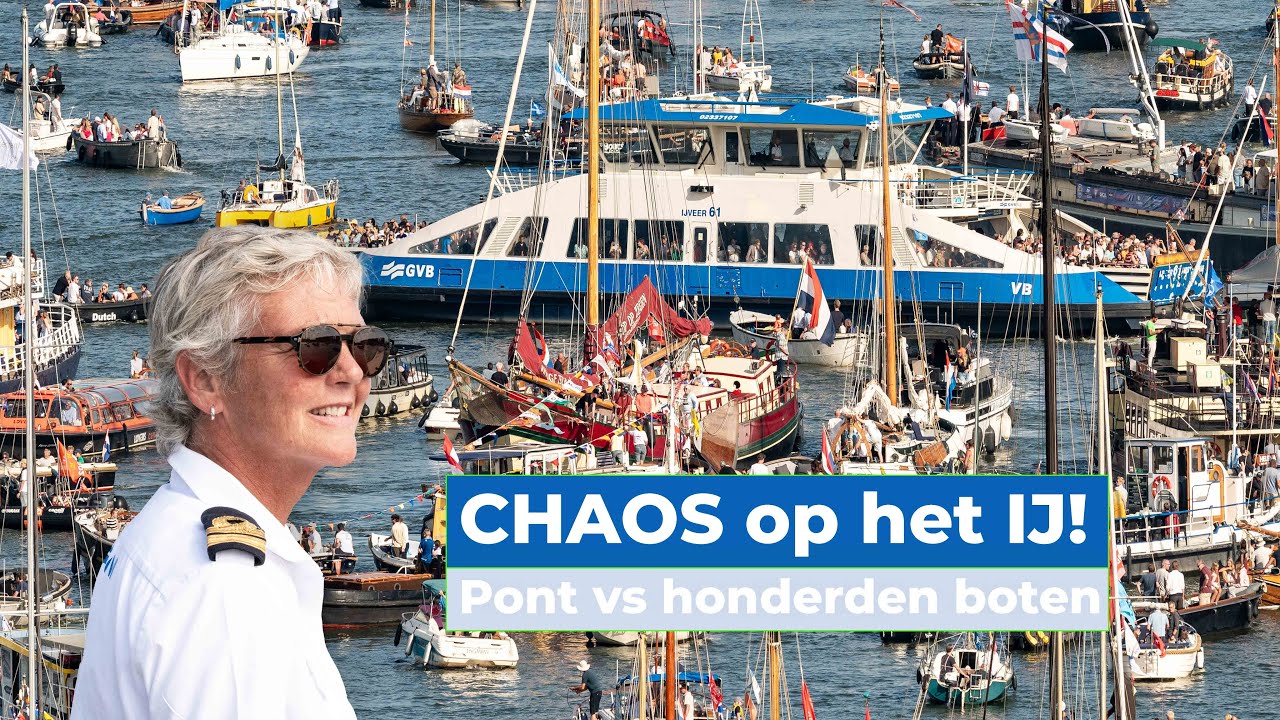 Hoe de GVB pont het IJ oversteekt tijdens SAIL Amsterdam
