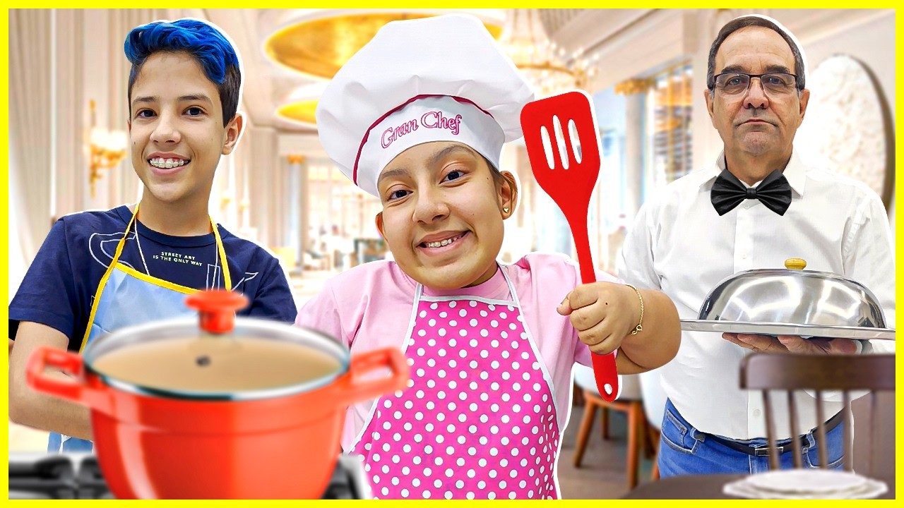 Transformamos nossa casa em um RESTAURANTE DE LUXO * MC Divertida e Henrique viraram chefes