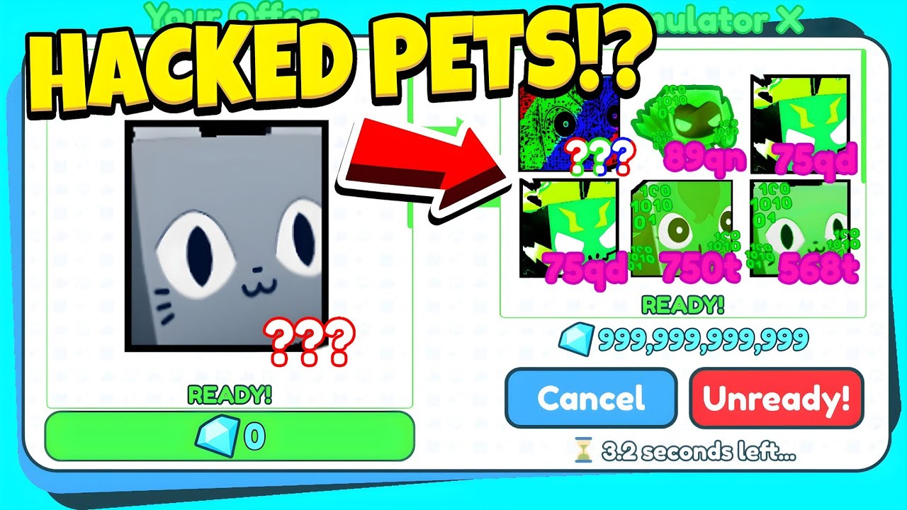 😱 I HACKED PET SIMULATOR X and THIS HAPPENED...