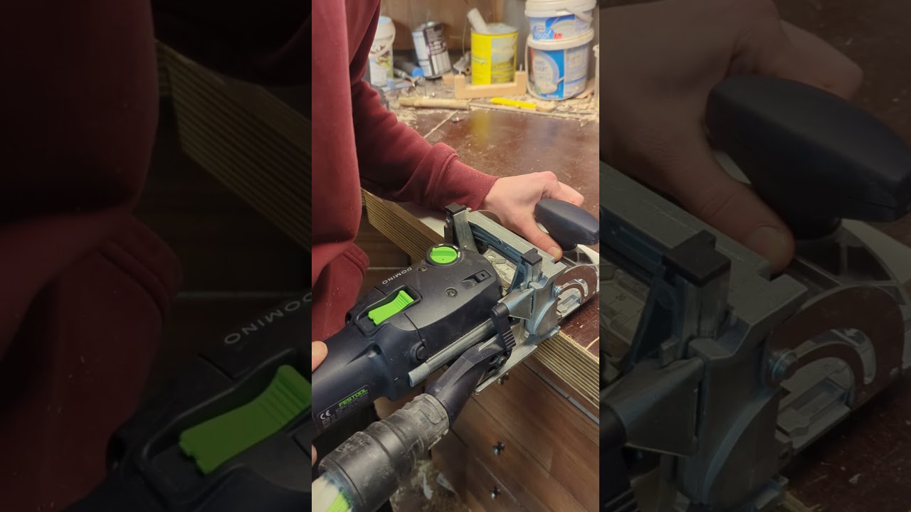 Ein Klickverbinder f&uuml;r den Festool Domino aus dem 3D Drucker f&uuml;r Plattenst&auml;rken ab 18 mm