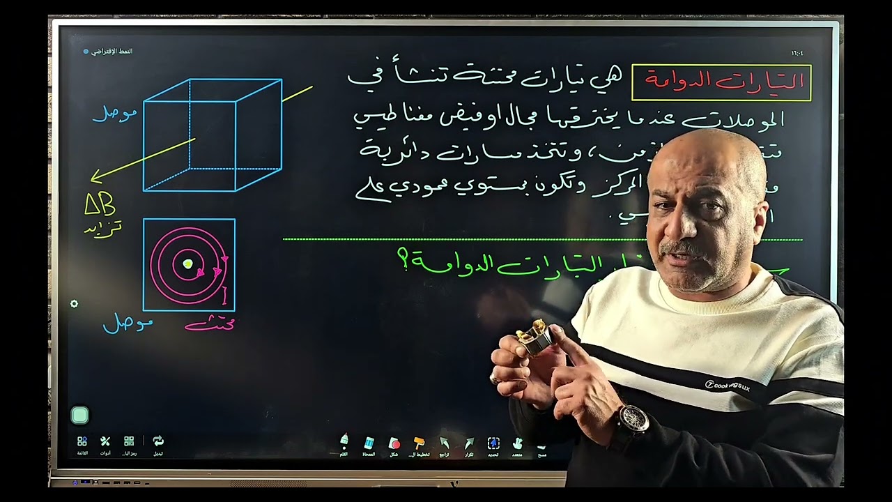 الفصل ٢ / الحث الكهرومغناطيسي : التيارات الدوامة / الجزء ١