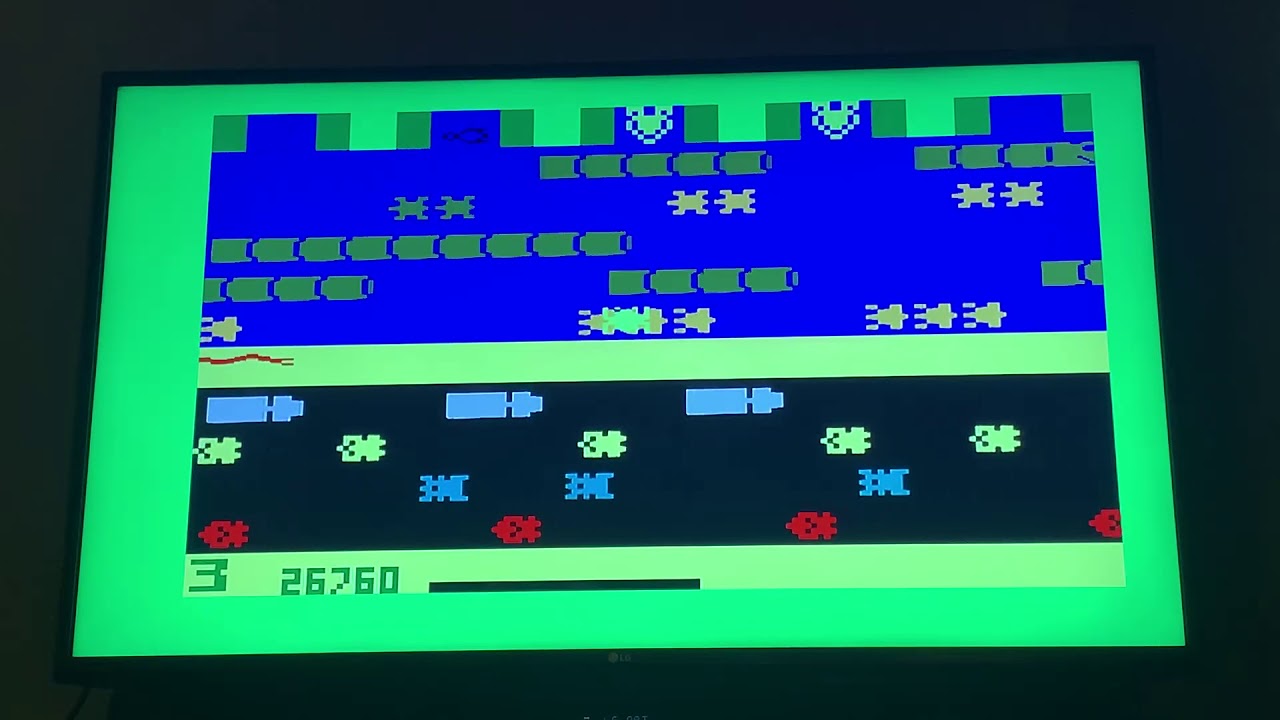 Intellivision Frogger Skill 2 Former World Record = 127,040