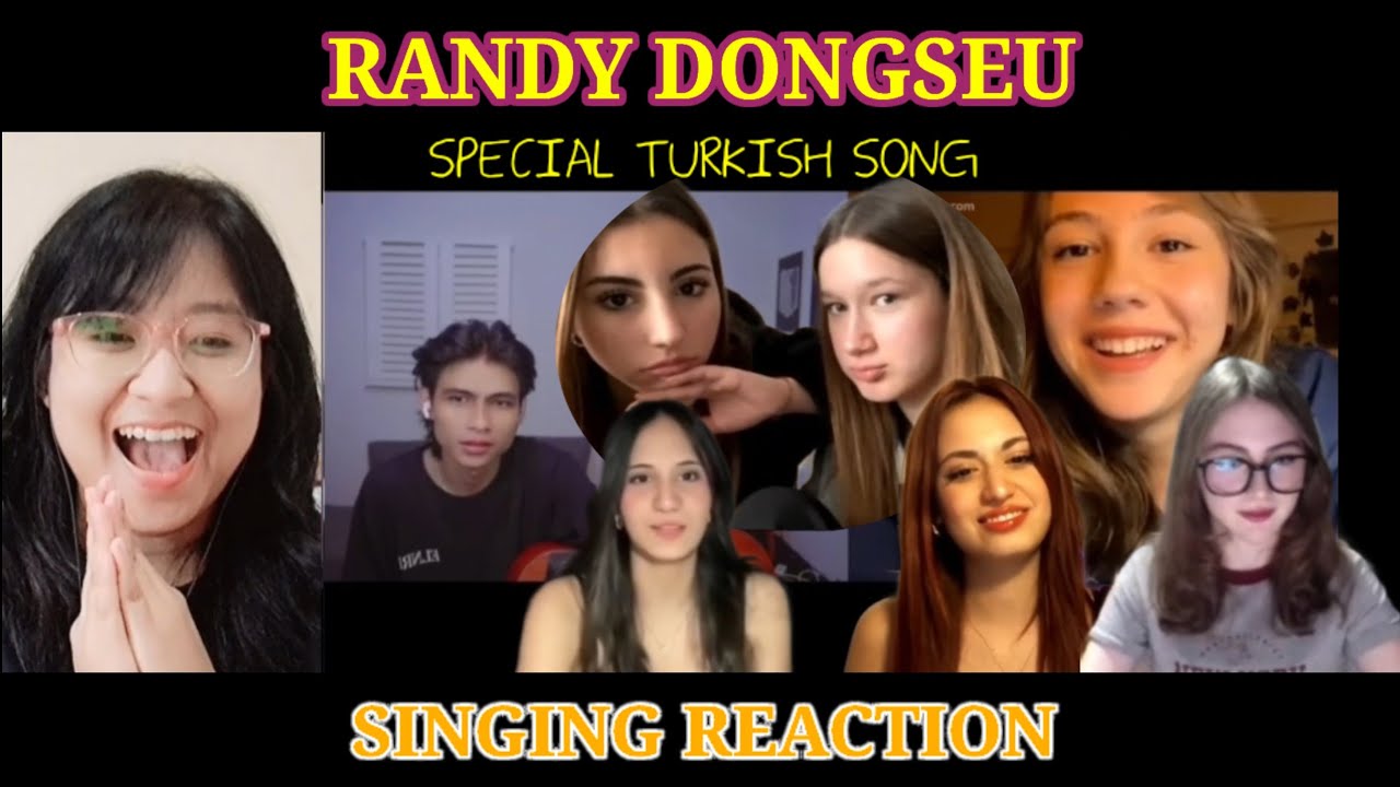 RANDY DONGSEU - Reaksi Cewek TURKI dinyanyiin Lagu Bahasa Mereka | Singing Reaction!