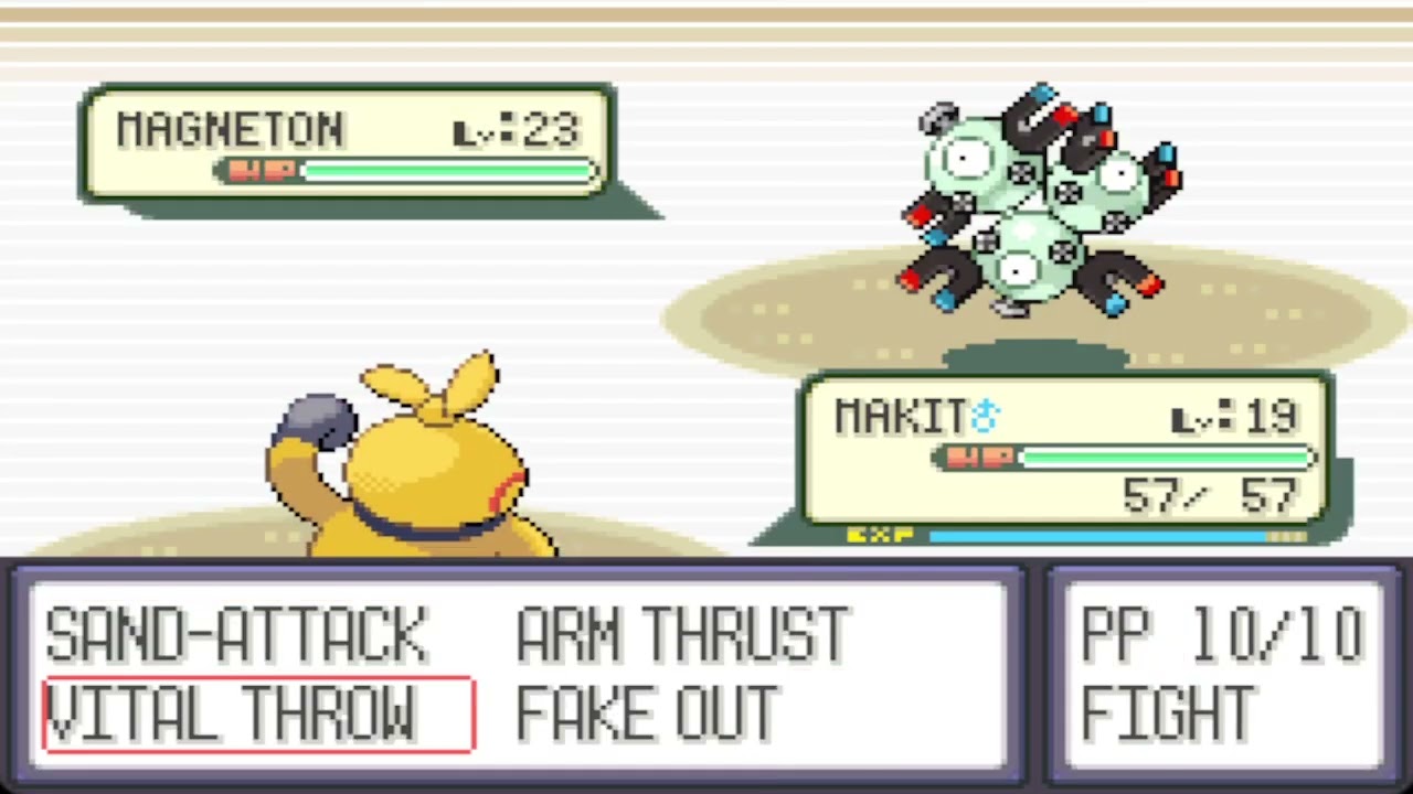 Pok&eacute;mon Ruby No XP - How too beat the Third Gym