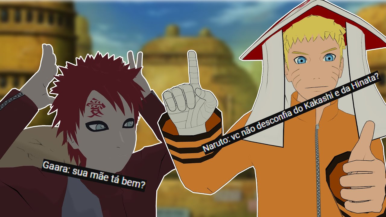 NARUTO E GAARA RESPONDEM: CACHA&Ccedil;A DO DESERTO (NARUTO VR)