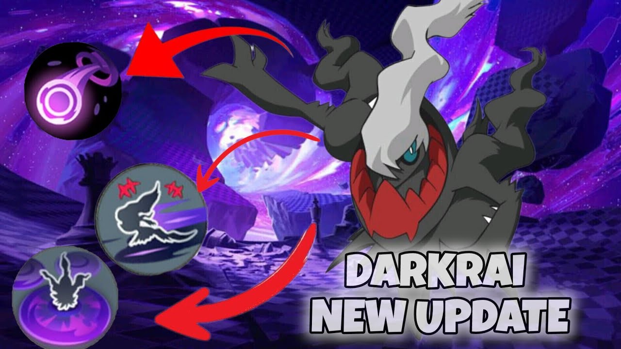 🚨 Announcement 🚨 Darkrai new update ...#pokemon #pokemonunite #darkai #justinyt 