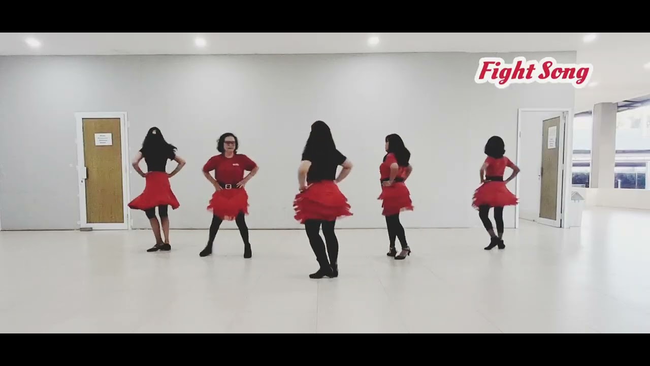 FIGHT SONG/BEGINNER/CHOREO IRA ERVIANA(INA)&SRI SESANTI(INA)/BOUGENVILLE LDC BY MIMI MARNY