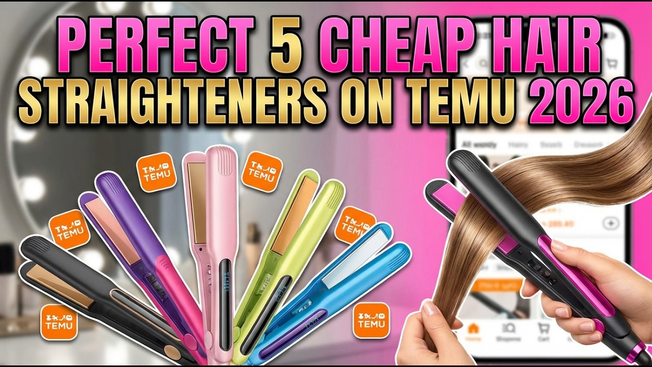 Perfect 5 Cheap Hair Straighteners on Temu 2026 - Must-Have Styling Tools!