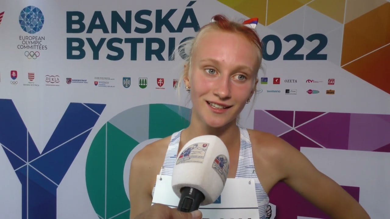 Lenka Gymerská, 400m finále EYOF, striebro, 28.7.2022