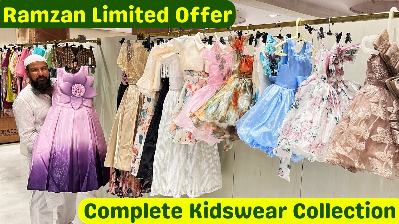 Ramzan Limited Offer 😍 Designer Kidswear Barbie Gowns Indo Western Pakistani Readymades 👗@Best Price