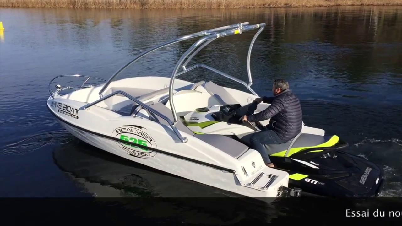 Test Sealver Wave Boat 525 + Sea doo GTI SE  2017