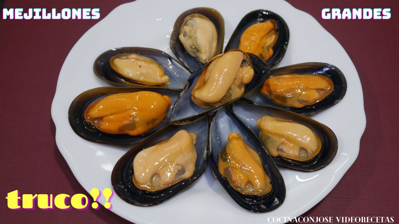 MEJILLONES GRANDES Y JUGOSOS!! TRUCO para que nos queden asi!!