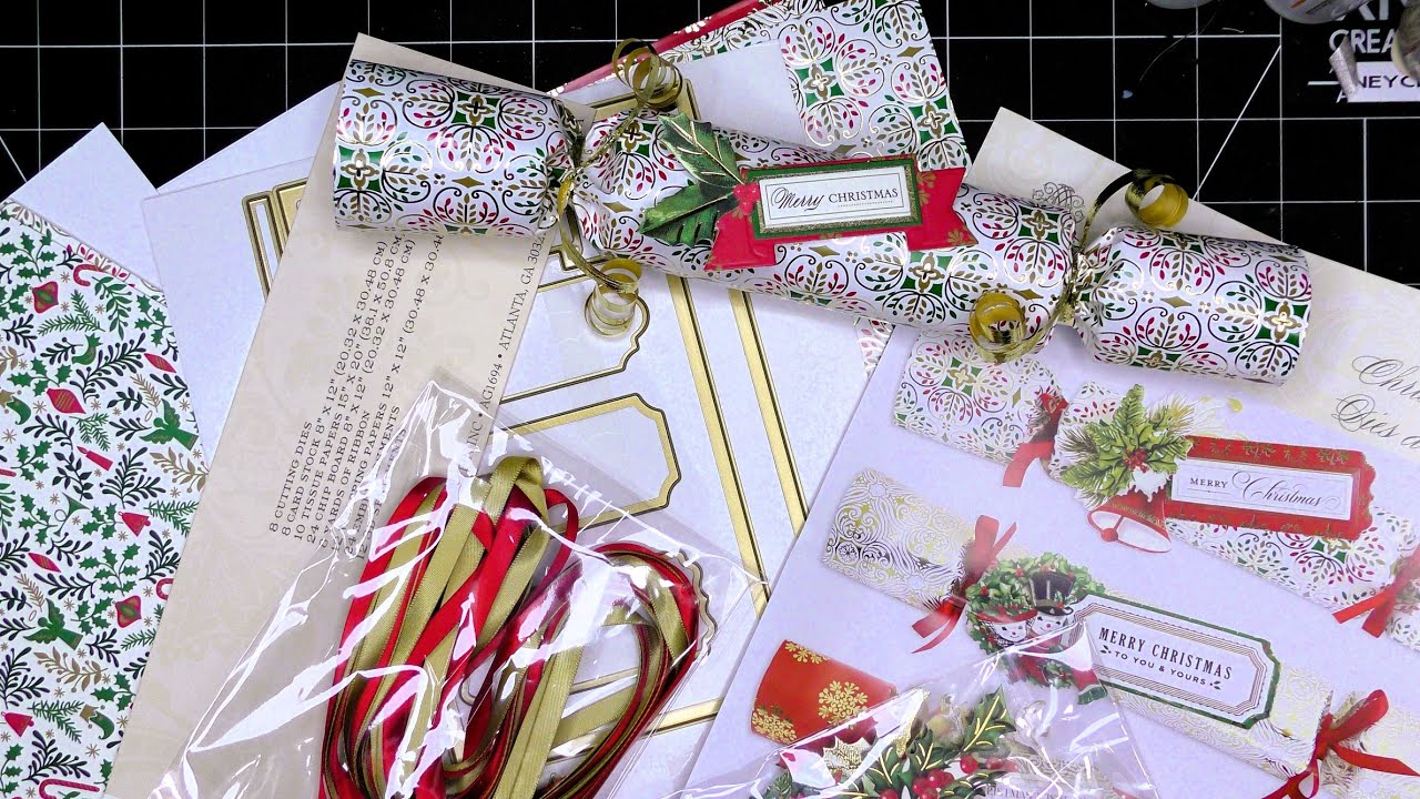 Anna Griffin Christmas Crackers Crafting Kit Review Tutorial & Tips for Making Your Own from Scratch