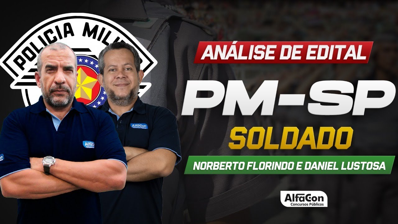 Concurso PMSP 2022 - An&aacute;lise de Edital - Black Friday AlfaCon