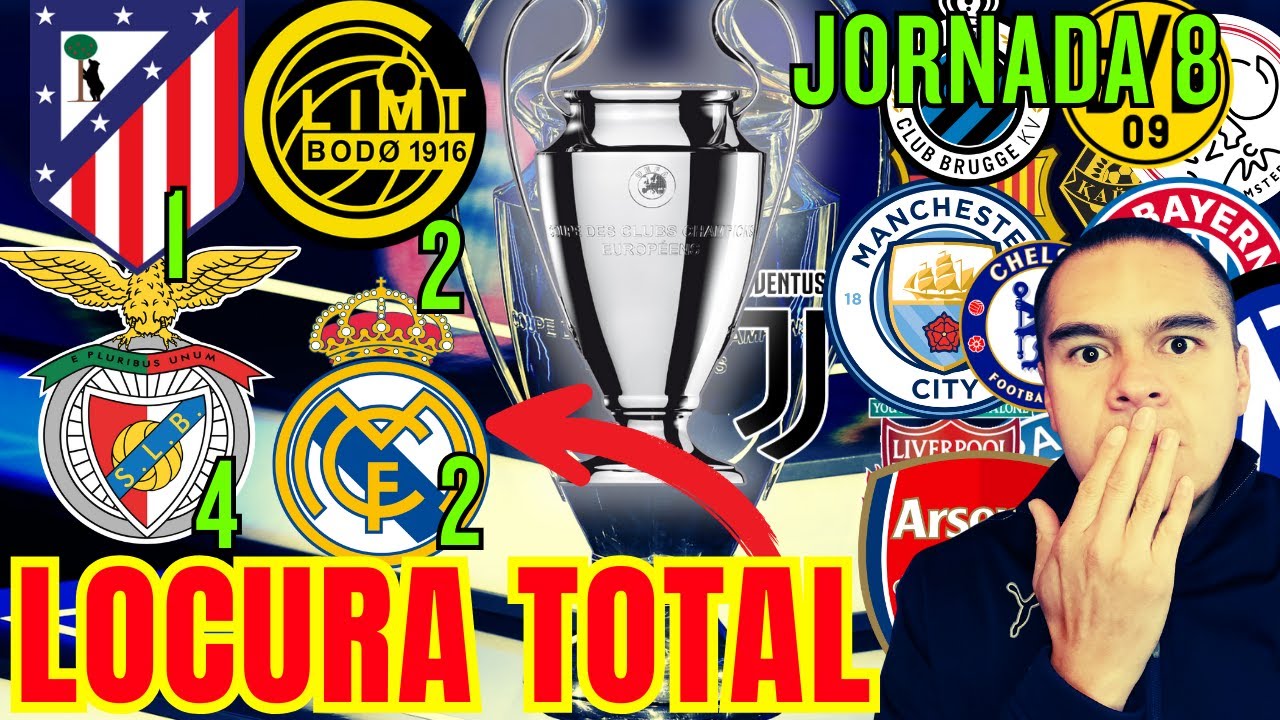 UNA JORNADA DE INFARTO! OPINIÓN Y REPASO | Jornada 8 Champions Clasificados, sorpresas y decepciones