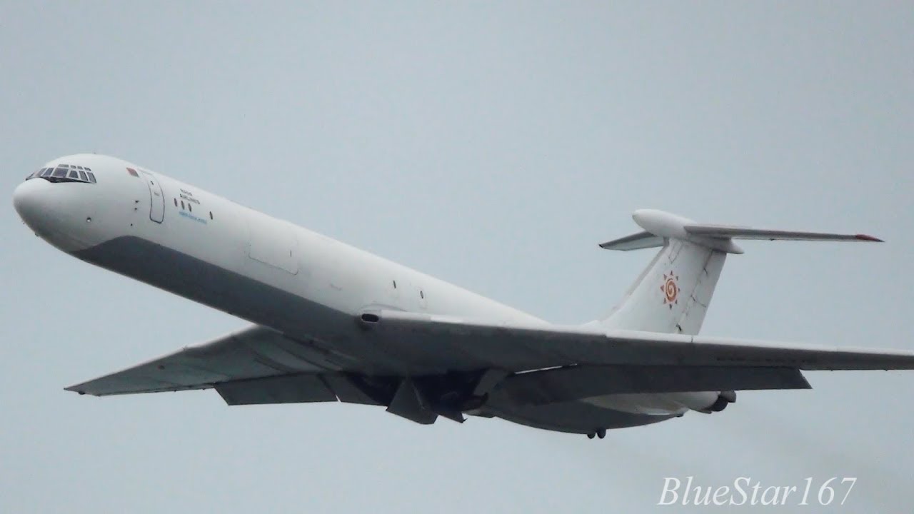 [Great Engine Sound] Rada Airlines Ilyushin Il-62MGr (EW-450TR) takeoff from KIX/RJBB (Kansai) 06R