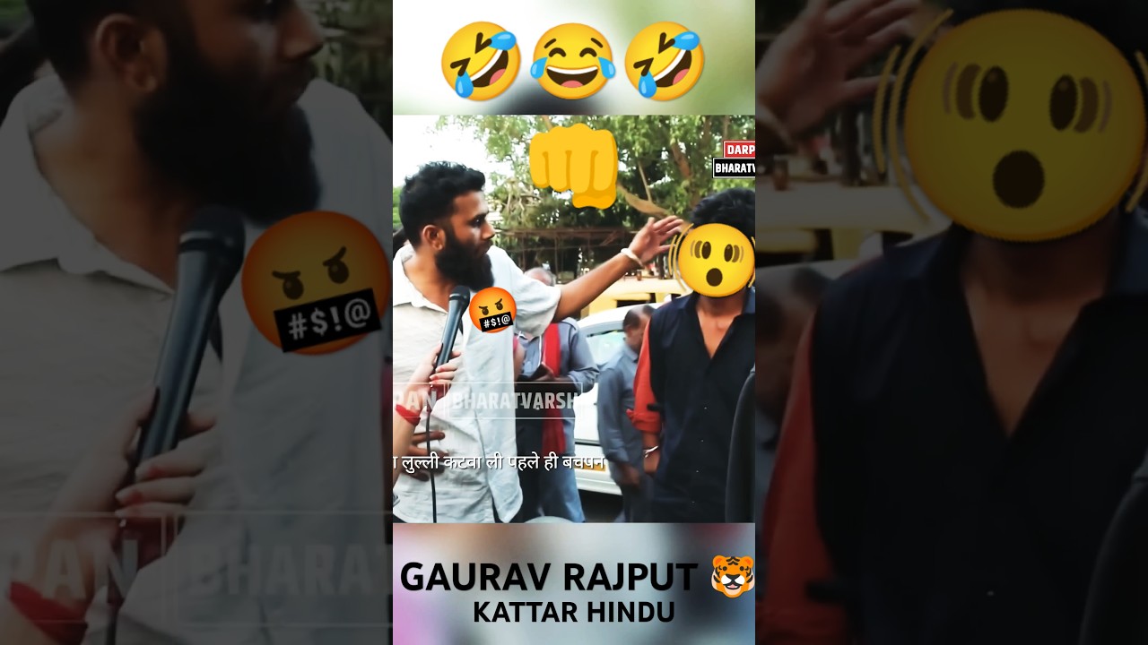 GAURAV RAJPUT 🐯 KATTAR SANATAN 🧡 VIDEO #jaishreeram #shorts #short #jaygaumata #funny #india #odisha