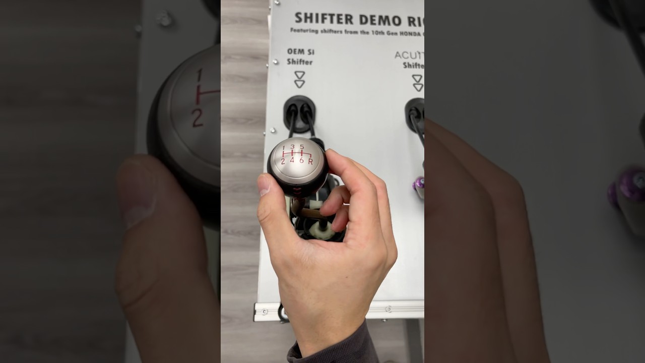 OEM Shifter VS ACUiTY Adjustable Short Shifter Comparison (10th gen Honda Civic)