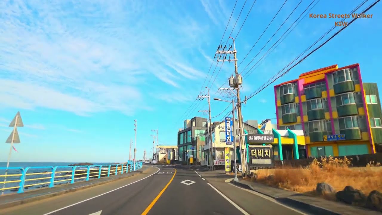 Relaxing Sunny Day Drive in Jeju Island / 8K 30fps HDR / South Korea | KSW Drive POV