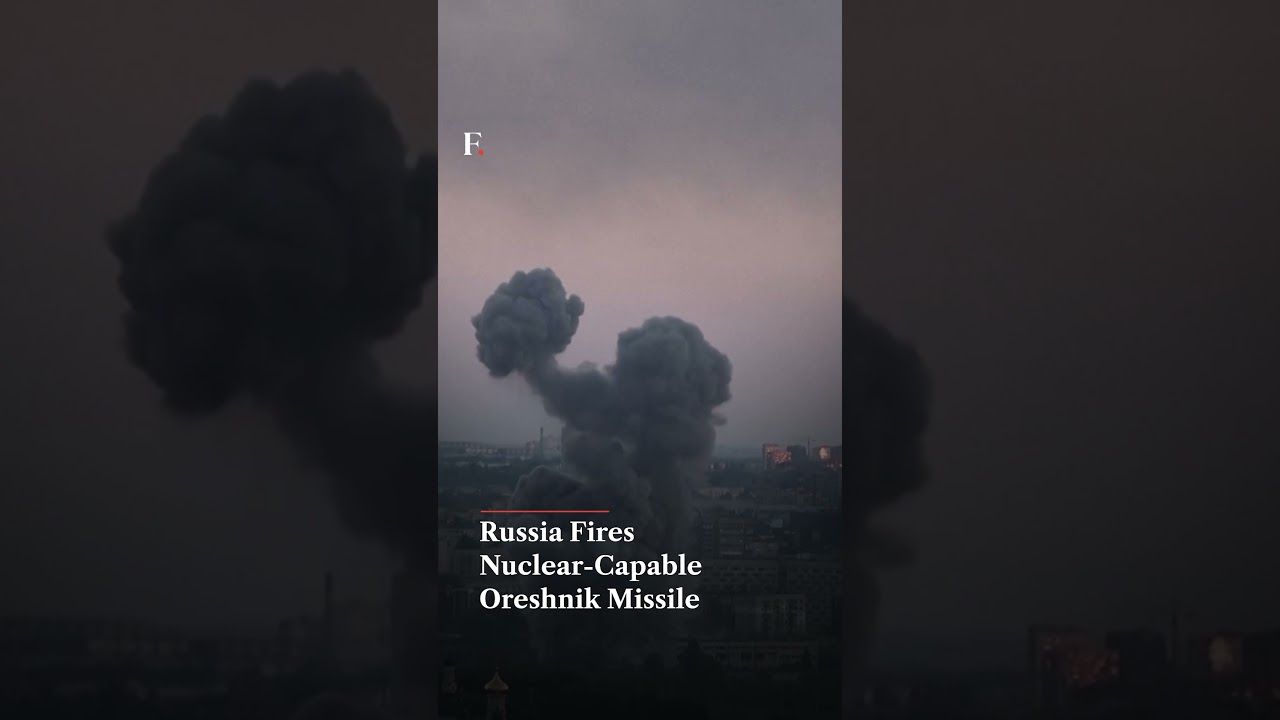 Russia Launches Nuclear-Capable Oreshnik Missile At Ukraine | Firstpost News
