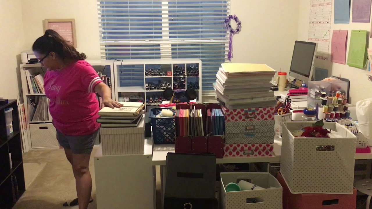 Craft Room Office Makeover Take 2! Part 2: How I set up my craft room and office AGAIN