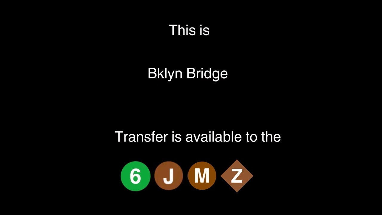 Special 2001  4 train Announcements to Flatbush Avenue.