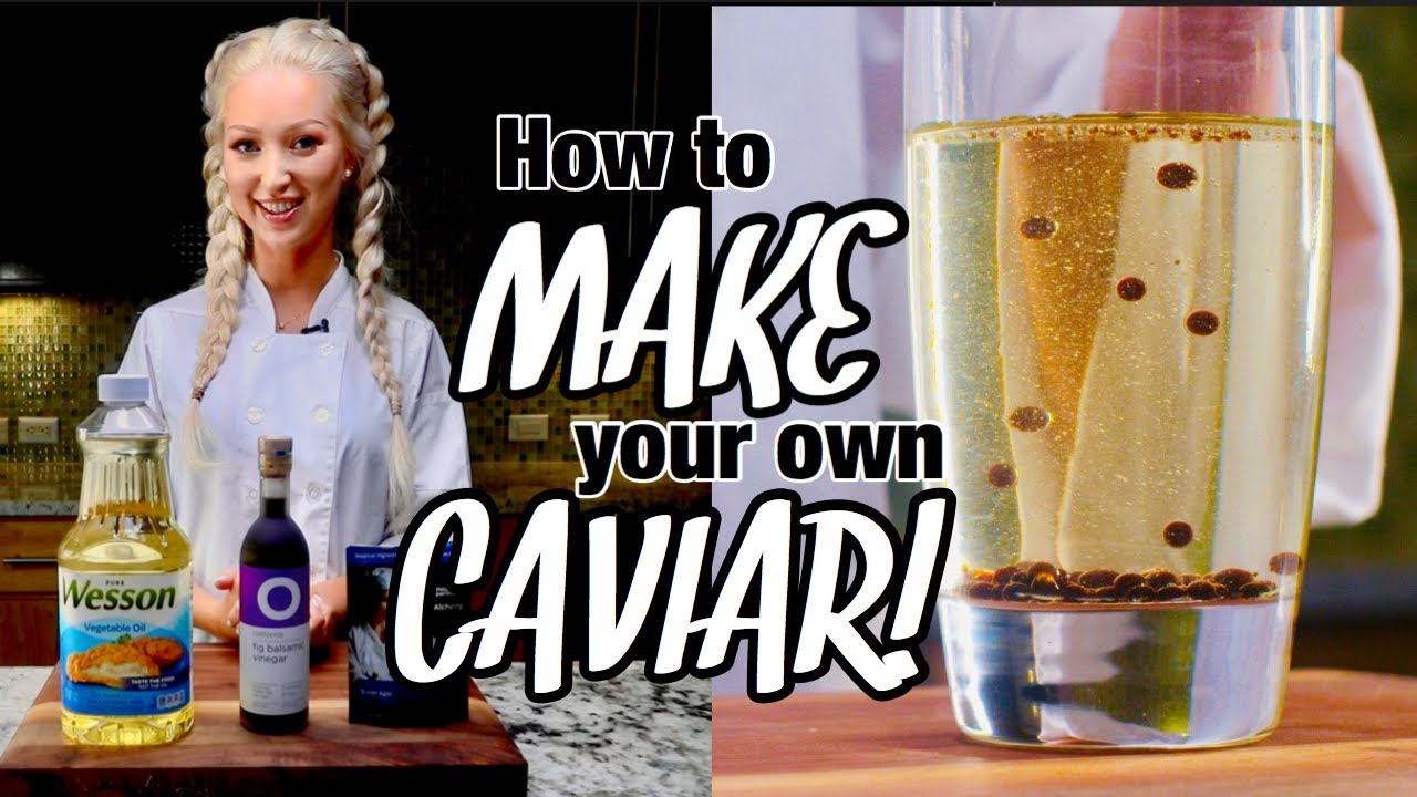 MasterChef Contestant Demonstrates How to Make Your Own CAVIAR!